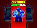 0 Robux Outfit Idea! Blue Free Items Avatar 🥶 #roblox