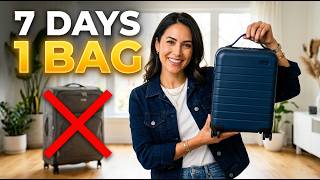 How I Pack for a Full Week in Just One Carry On