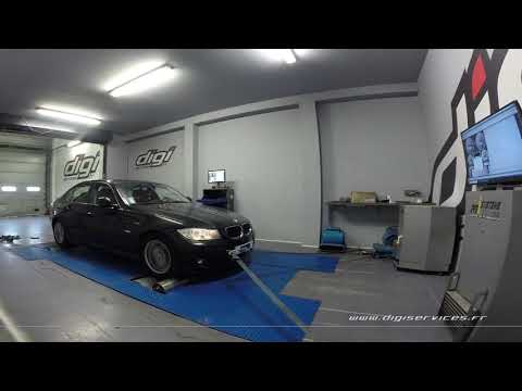 BMW 316D 115cv Reprogrammation Moteur @ 182cv Digiservices Paris 77 Dyno