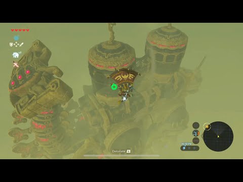 “Boarding” the Divine Beasts way too early - Breath of the Wild