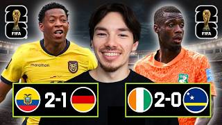 Ecuador's Clutch Win, Ivory Coast 1st Knockouts, German Concerns, Curacao Grouped | World Cup Recap