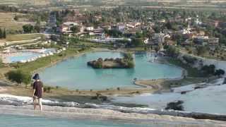 preview picture of video 'Pamukkale, Denizli, Turkey, 5/22/2014'