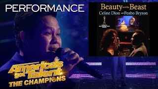 BEAUTY AND THE BEAST -  Marcelito Pomoy, Celine Dion, Peabo Bryson