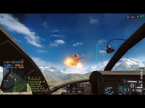 Enemy Jet Takes Out enemy Attack Chopper