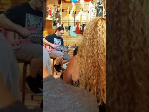 Rob Chapman and Dave Hollingworth jamming at riff city!