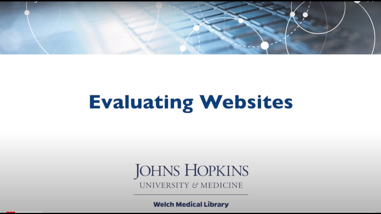 Evaluating Websites