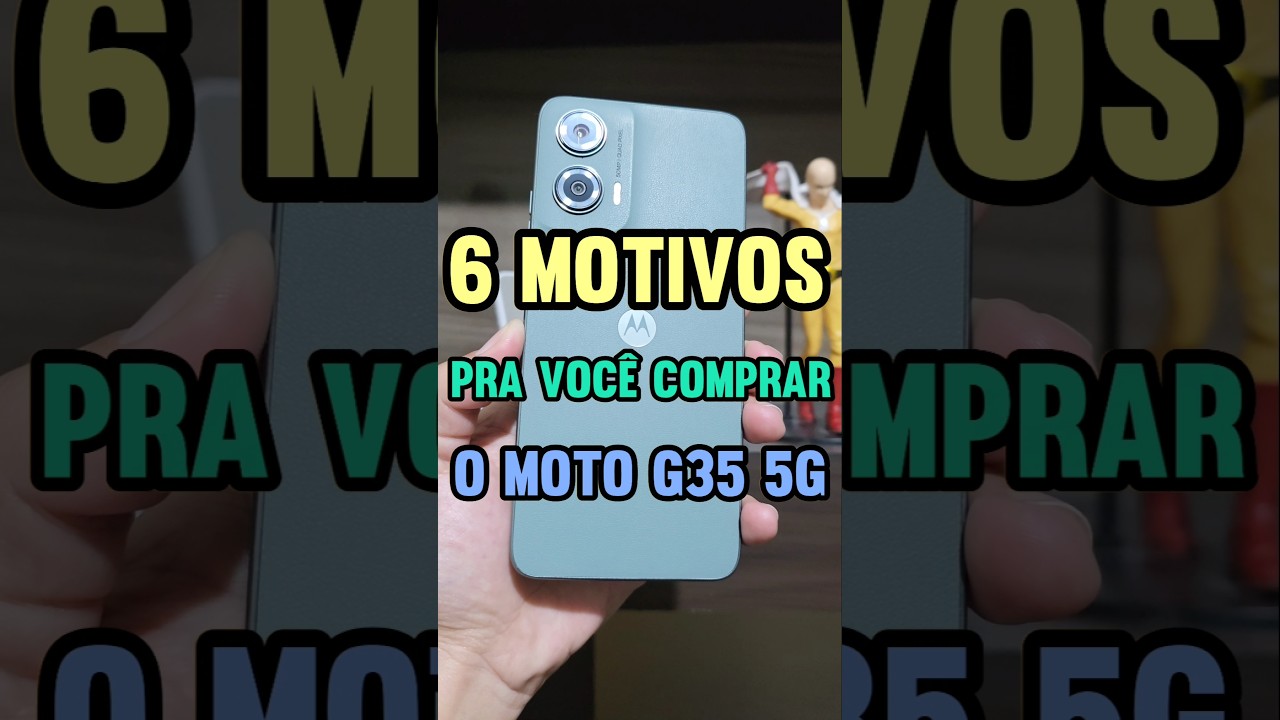 Miniatura da avaliação em vídeo de Smartphone Motorola Moto G35 5G 128GB 4GB RAM