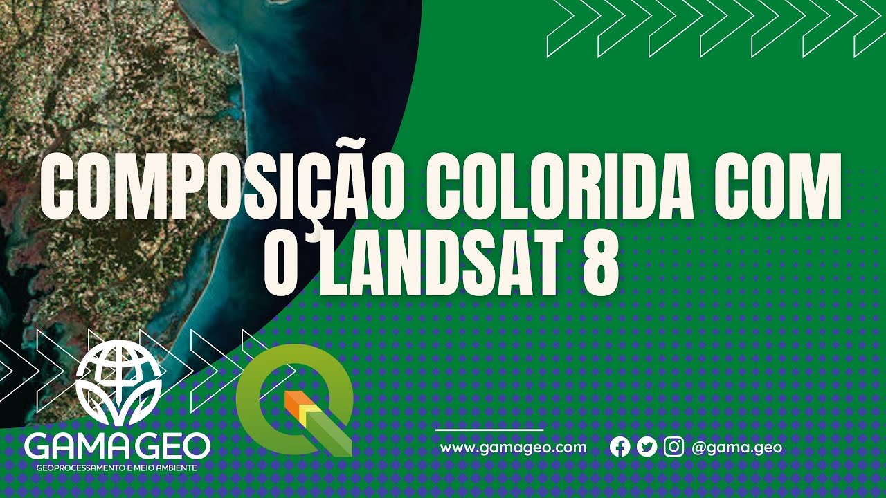 Como montar COMPOSIÇÃO em cor verdadeira com imagem do Satélite  Landsat 8 com o QGIS