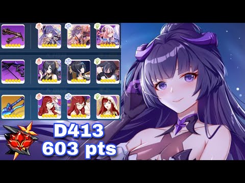 [Honkai Impact 3] SEA - Ex-Abyss Red Lotus (D413) - Husk Nihilius 603 pts - GD(SS) PV LE (Bella 2*)
