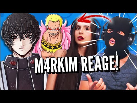 M4RKIM REAGE A JOVENS REAGEM A M4RKIM - BELZEBU (Shuumatsu no Valkyrie) E DOFLAMINGO (one piece)