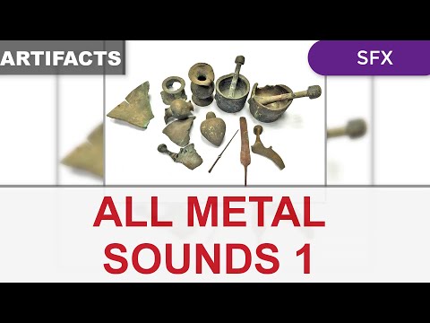 METAL SOUND EFFECTS 1 | Clinks | Tings | Hit | Hammer | Sweep | Artifacts | Tools | Weapons