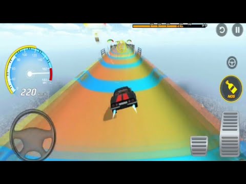 Vertical Mega Ramp Impossible Challenge 3D - Car Stunts Tracks Race Android Gameplay #6