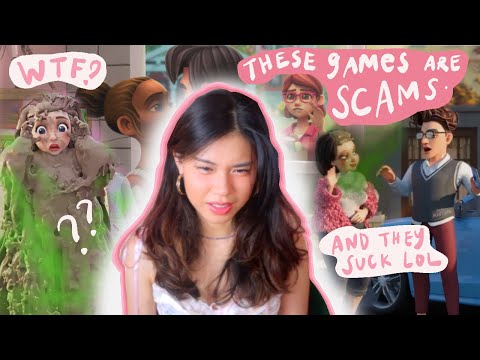 trying TERRIBLE games with CRINGE ADS (project makeover and lily's garden)
