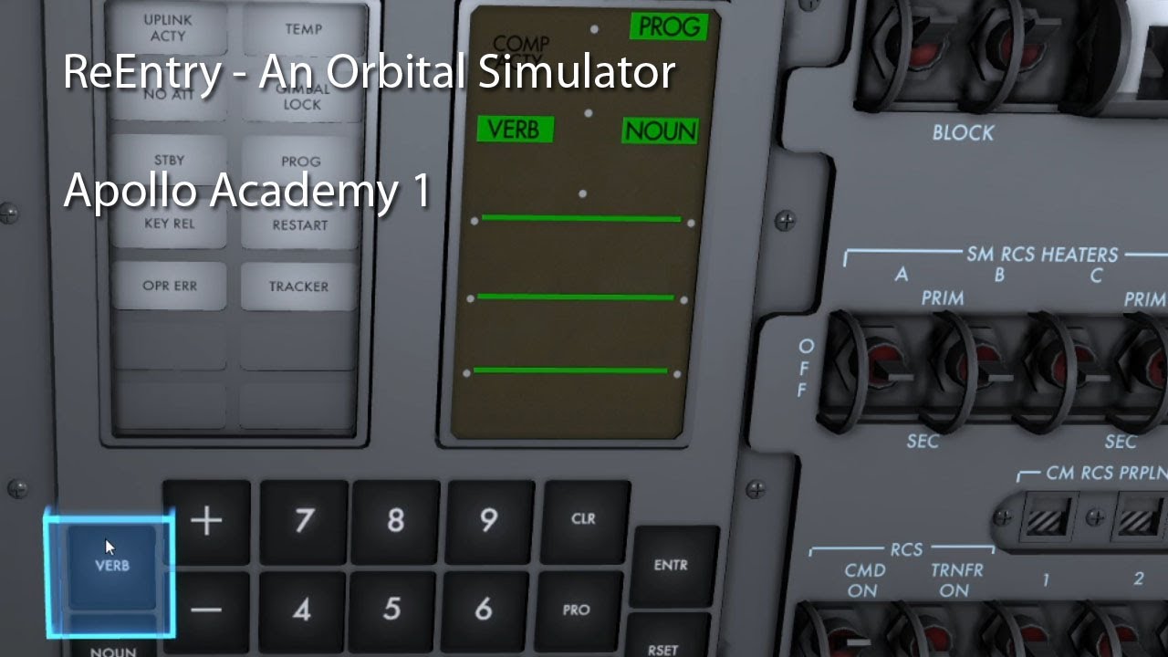 Reentry - An Orbital Simulator: Apollo Academy 1