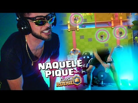 O PAI DO LOG BAIT JOGOU NAQUELE PIQUE CLASH ROYALE