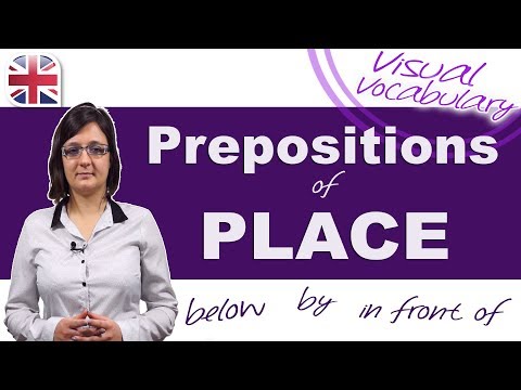 Prepositions of Place - Visual Vocabulary Lesson