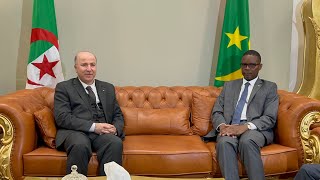Le Premier Ministre accueilli par son homologue mauritanien à son arrivée à l'aéroport international de Nouakchott