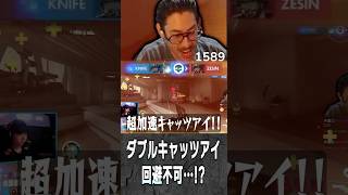 ダブルキャッツアイを実行するZETAに驚愕するta1yo【 OverWatch / ta1yo 切り抜き】#short #shorts