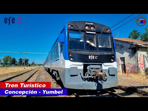 Tren Turístico Concepción - Yumbel con Automotor TLD-503 (CAF UT-593 Ex Renfe)