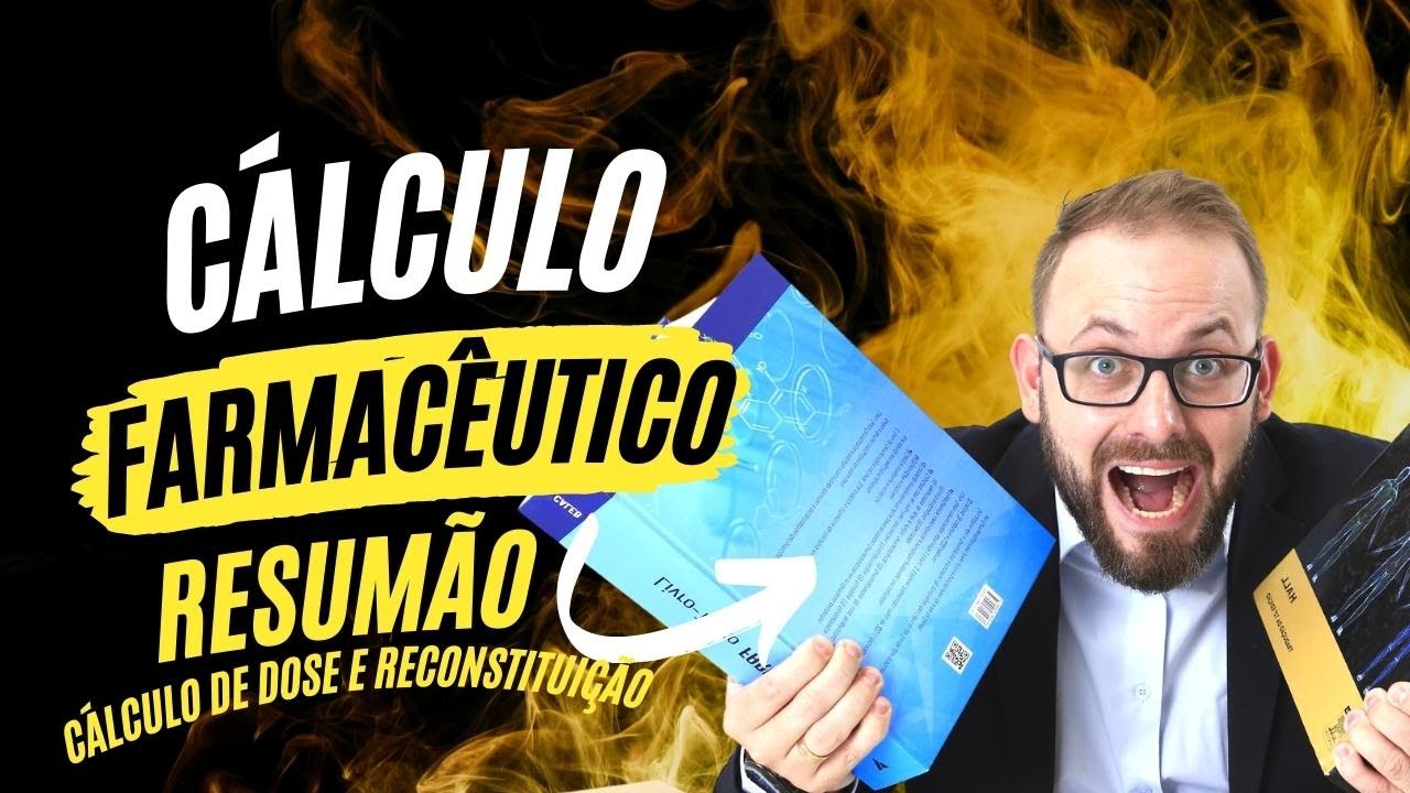 Resumão cálculo de dose, regra de três e reconstituição | Cálculo Farmacêutico | Prof. José