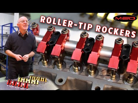Comparing standard rockers to MED roller-tip rockers