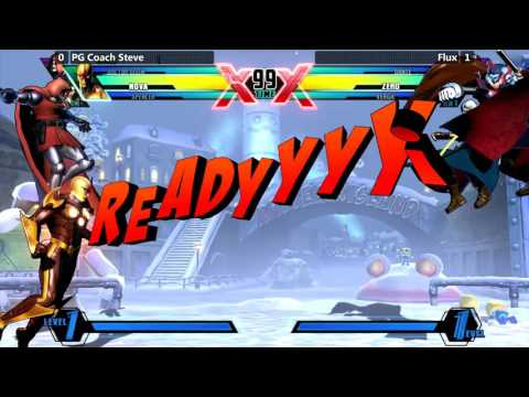 UMVC3 Losers Finals @ Fight For the School - PG Coach Steve vs Flux [720p/60fps]