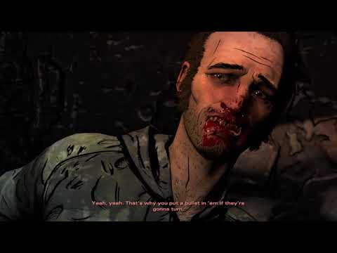 THE WALKING DEAD - AJ and Clementine interrogate Abel