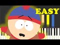 South Park Theme Song EASY Piano Synthesia Tutorial