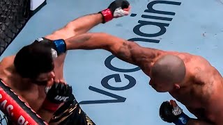 Slow motion luta Alex Pereira x Magomed Ankalaev