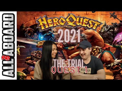 HEROQUEST (2021) | Board Game Campaign | 2-Player Playthrough | Quest 1: The Trial