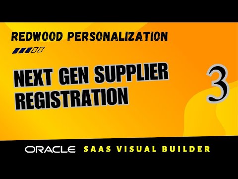 3 Add Company name, Extend Redwood Next Gen Supplier Registration in ...