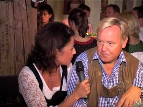 Dr. Christoph Walther (Gründer, CEO von CNC AG) trifft Wiesn Gaudi TV auf dem Oktoberfest 2009