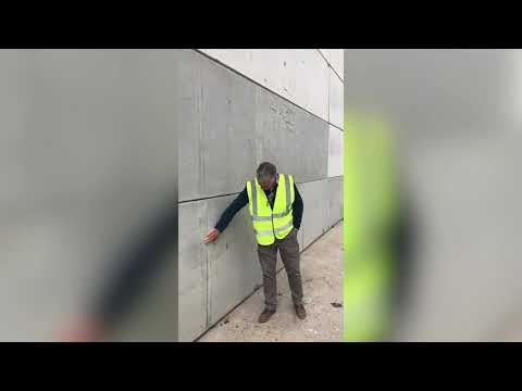 Indestructible! Watch a Tractor and then a JCB slam into O'Reilly Concrete Prestressed Wall Panels!