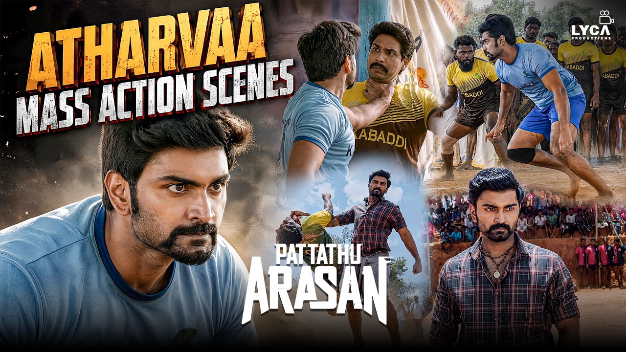 Pattathu Arasan Best Action Scenes⚔️- Back to Back Scenes | Atharvaa Fight Scenes | Lyca Productions