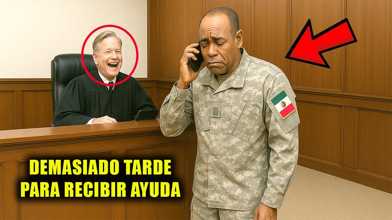 Juez se ríe de un veterano en la corte… hasta que entra alguien inesperado