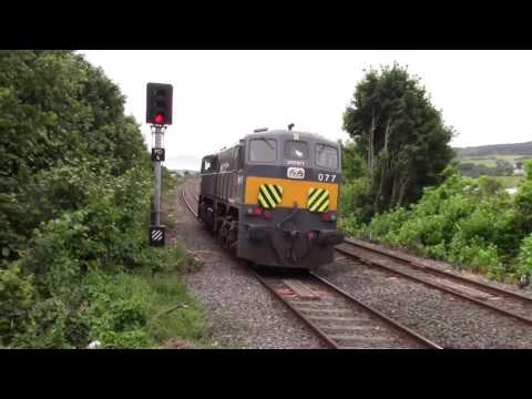 IE 071 Class loco 077 - IE Weedkiller Train - Dundalk & Newry 12/7/16