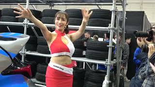 東京オートサロン2025 AUTOWAYブース 藤嶋もなみ コンパニオン 4K