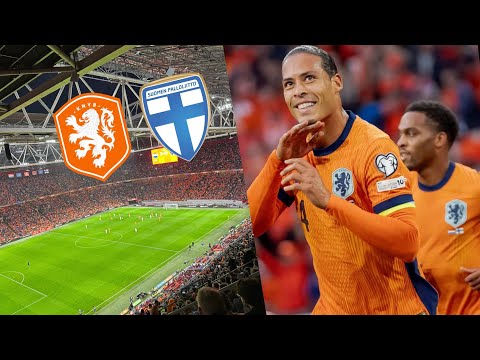 The Netherlands destroys Finland in the World Cup Qualifiers! Netherlands vs Finland matchvlog!