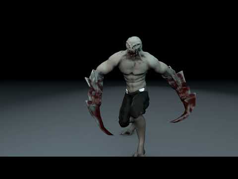 Medium VR sculpted Monster model