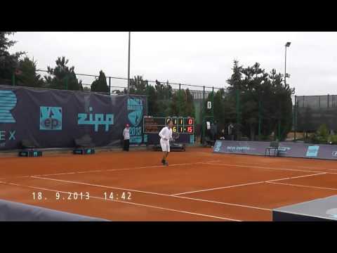 ARIMEX Challenger Trophy 2013: 1R, Jaroslav Pospisil (CZE) - Miloslav Mecir (SVK) 1-6, 6-1, 6-4