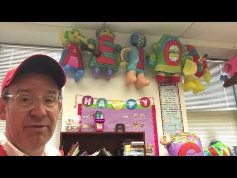 Letter People & Mr. C say Goodbye for summer. Final review of each letter, sound & their uniqueness