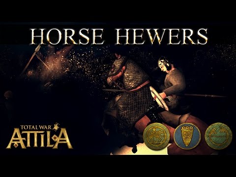 Total War Attila Mechanics - Horse Hewers vs Tagmata Cavalry