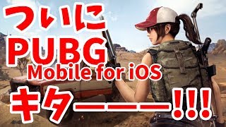 【PUBG】ついにきた!!待望のPUBG mobile for iOSきたー!!ドン勝なるか！？
