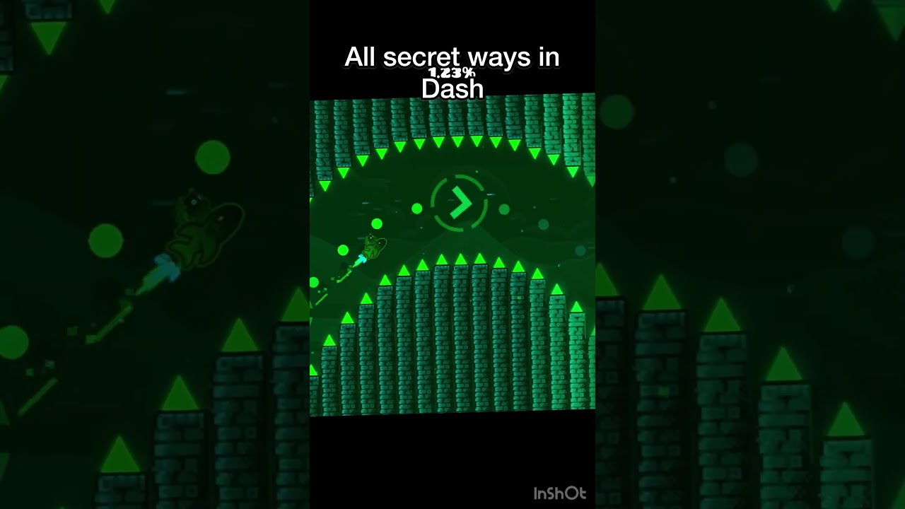 Dash all secret ways/swag routes! #geometrydash #gd #shorts