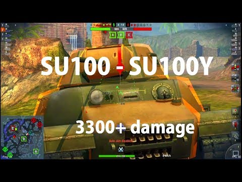 ► Aiming and Hit Everything || SU100 & SU100Y (3300+ damage)