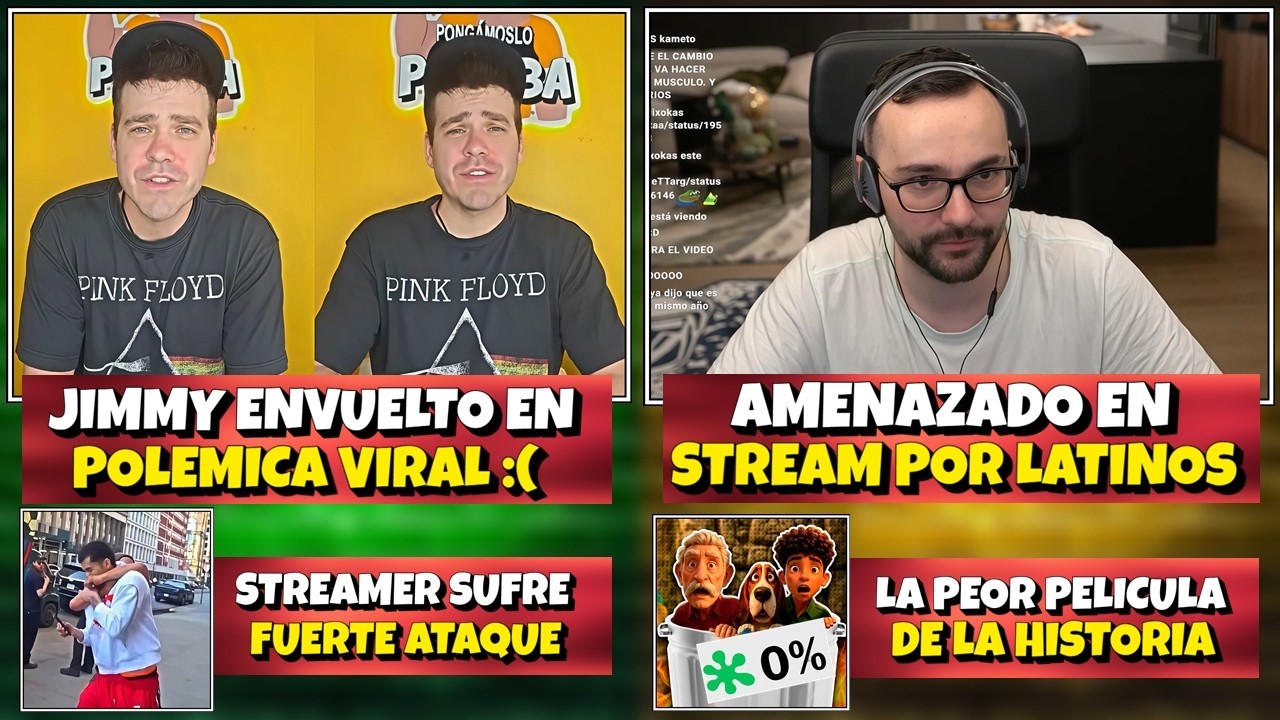 JIMMY DE PONGAMOSLO A PRUEBA EN POLEMICA VIRAL 😔| LATINOS AMENAZAN A XOKAS EN STREAM | COPAN 👎