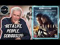 James Cameron BITES BACK At The BLU RAY COMMUNITY Aliens 4K Blu Ray Review