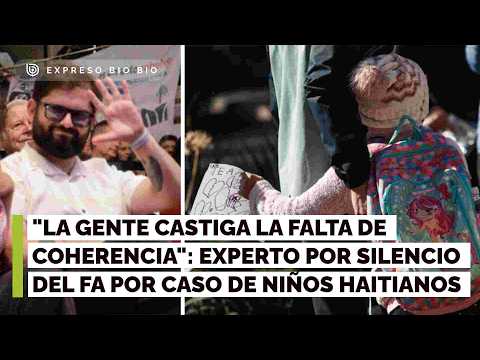 "La gente castiga la falta de coherencia": Experto por silencio del FA por caso de niños haitianos
