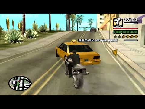 Snail Trail with a 4 Star Wanted Level - Syndicate mission 6 - GTA San Andreas