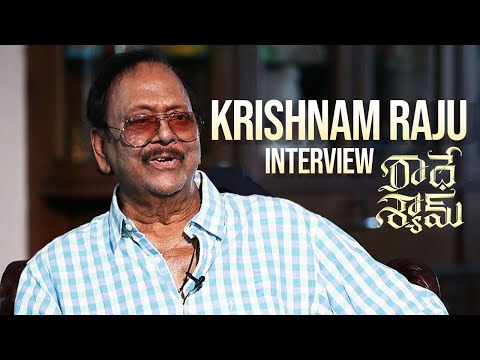 Krishnam Raju Special Interview youtu.beAbout Radhe Shyam